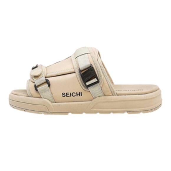 Seichi Mens Yoroi V2 Slide Sandals US 8 EU 41 Stone Tan NIB main image 13